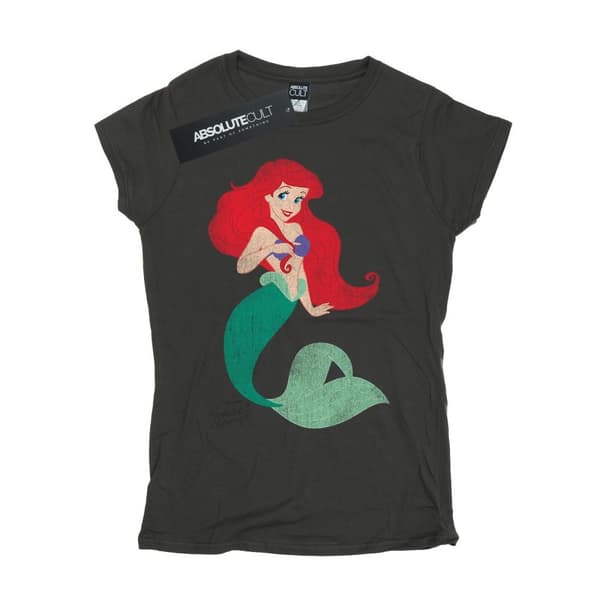 Disney Princess Womens/Ladies Classic Ariel Cotton T-Shirt