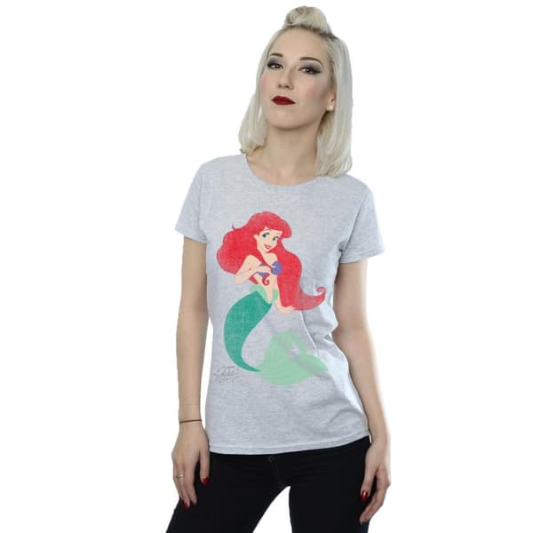 Disney Princess Womens/Ladies Classic Ariel Cotton T-Shirt