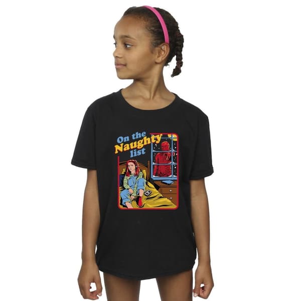 Netflix Girls Stranger Things Naughty List Cotton T-Shirt
