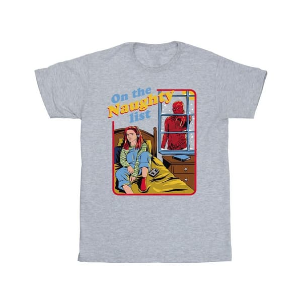 Netflix Girls Stranger Things Naughty List Cotton T-Shirt