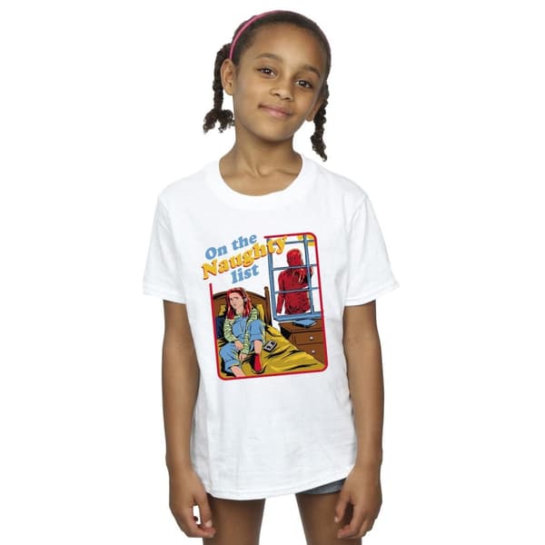 Netflix Girls Stranger Things Naughty List Cotton T-Shirt