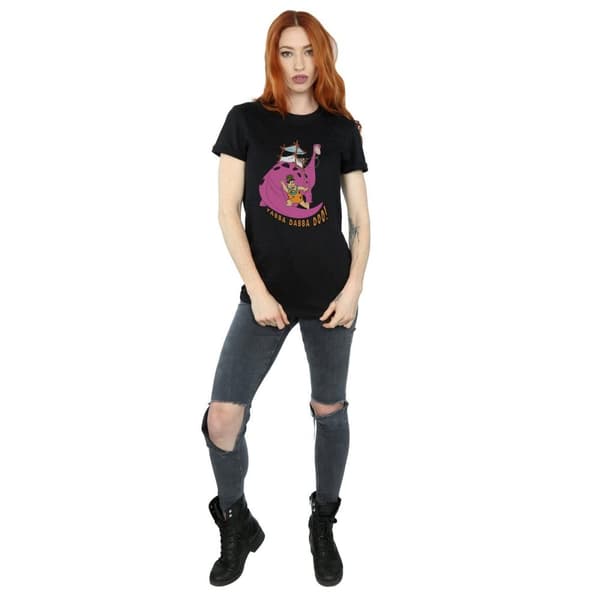 The Flintstones Womens/Ladies Yabba Dabba Doo Cotton Boyfriend T-Shirt