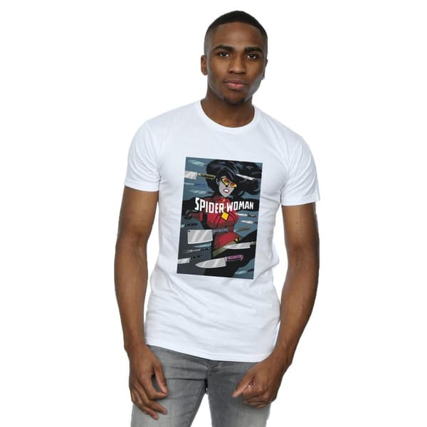 Marvel Mens Spider-Woman Cover T-Shirt