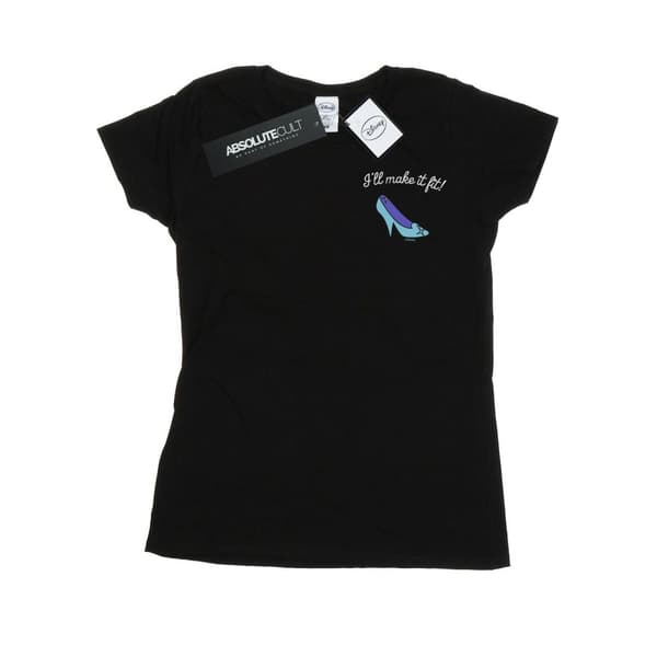 Disney Princess Dam/kvinn I´ll Make It Fit - T-shirt i bomull med brösttryck