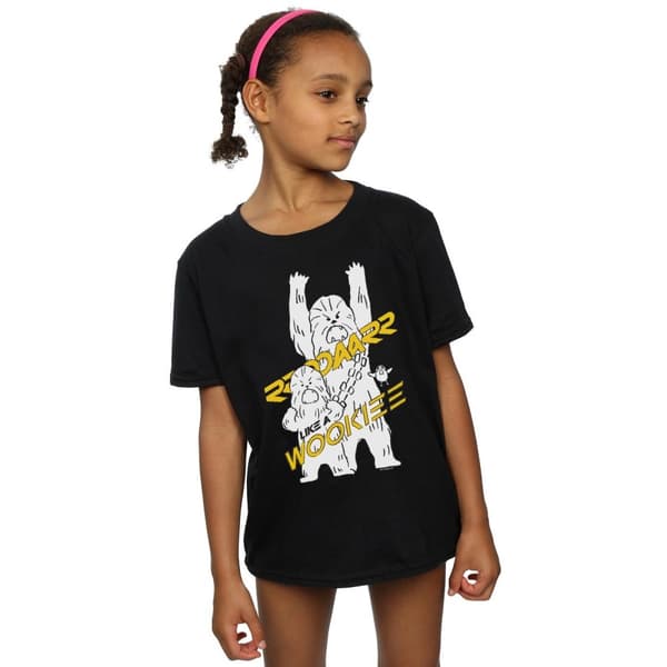 Star Wars Girls Roar Like A Wookiee Cotton T-Shirt