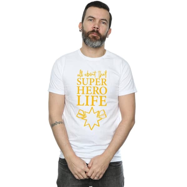 Marvel Mens Avengers Endgame Superhero Life Sketch T-Shirt