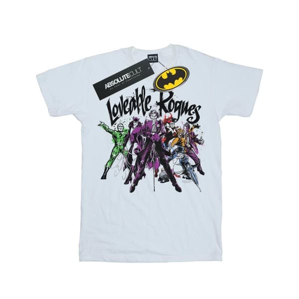 DC Comics T-shirt i bomull med Batman och hans älskvärda skurkar