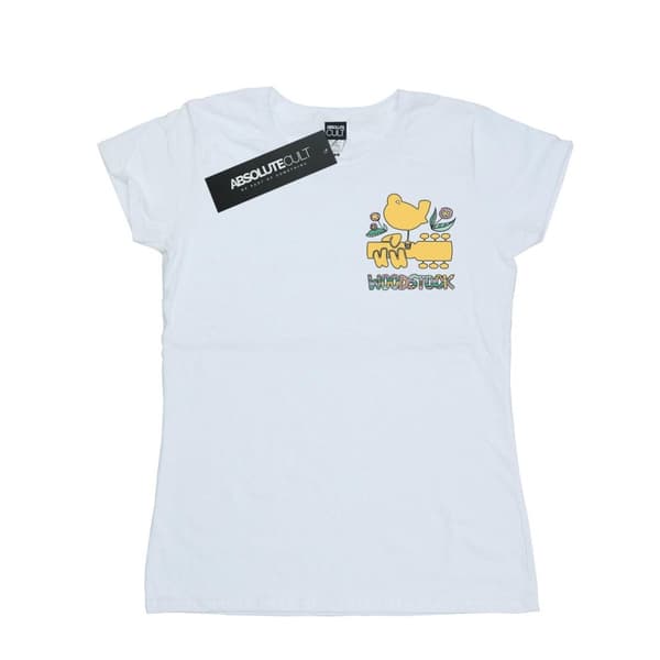 Woodstock Womens/Ladies Breast Logo Cotton T-Shirt