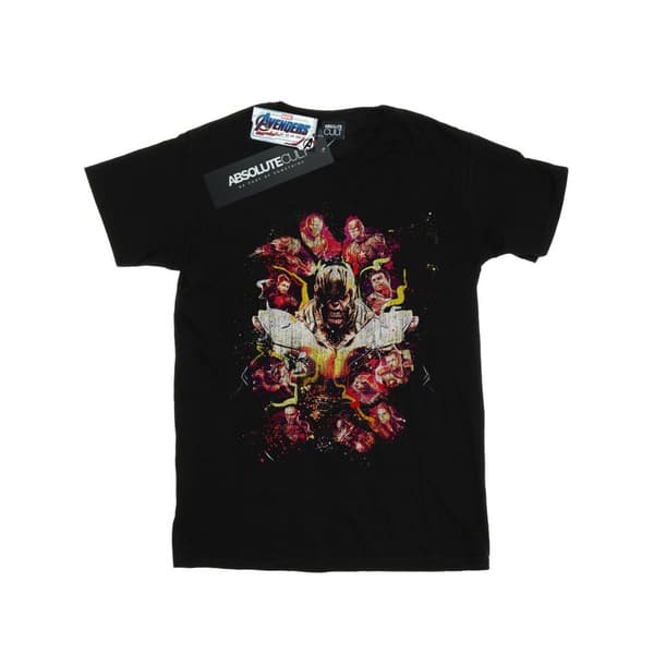 Marvel Mens Avengers Endgame Distressed Thanos T-shirt