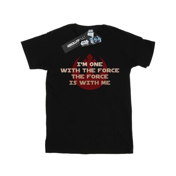 Star Wars Mens Rogue One I´m One With The Force Red T-Shirt