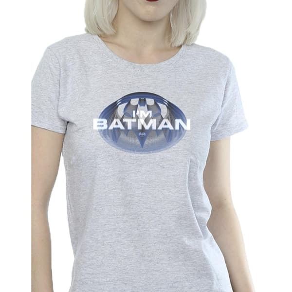 DC Comics Dam/Tjej The Flash I´m Batman T-shirt i bomull