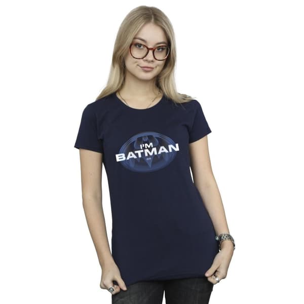 DC Comics Dam/Tjej The Flash I´m Batman T-shirt i bomull