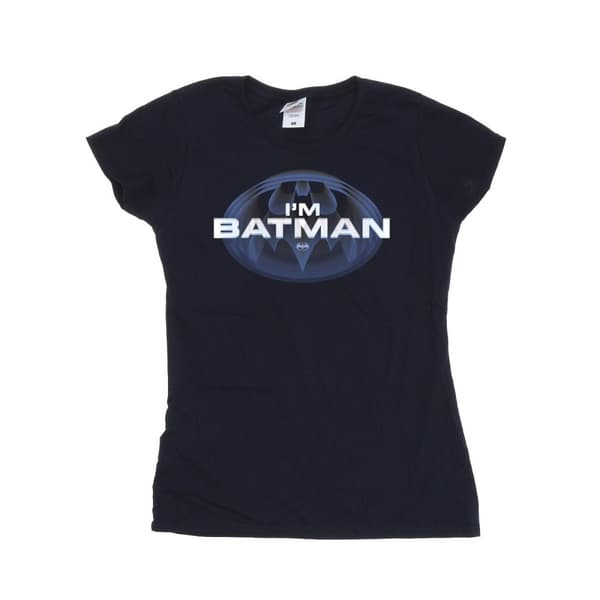 DC Comics Dam/Tjej The Flash I´m Batman T-shirt i bomull
