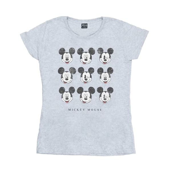 Disney Womens/Ladies Mickey Mouse Wink And Smile Cotton T-Shirt