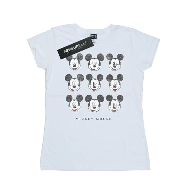 Disney Womens/Ladies Mickey Mouse Wink And Smile Cotton T-Shirt