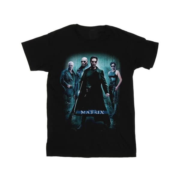 The Matrix T-shirt med gruppaffisch för herrar Black 3XL