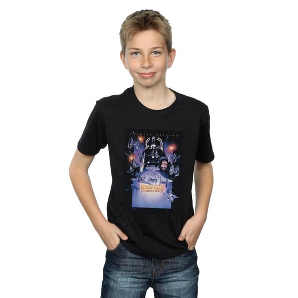 Star Wars Boys Episode V Movie Poster T-Shirt