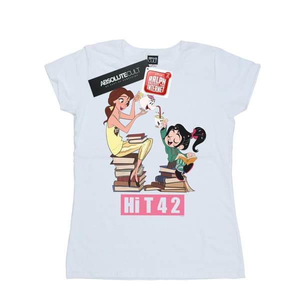 Disney Dam/Tjej Wreck It Ralph Belle And Vanellope T-shirt i bomull