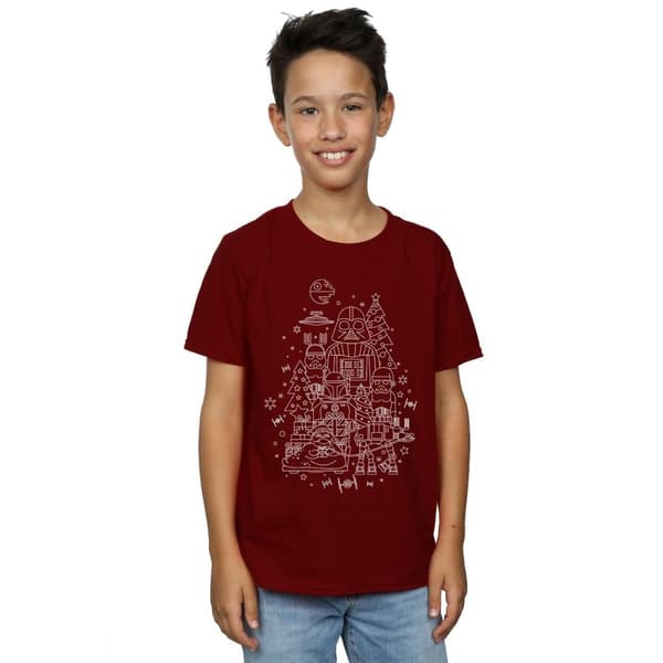 Star Wars Boys Empire Christmas T-Shirt