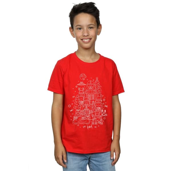 Star Wars Empire Christmas T-shirt för pojkar