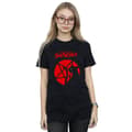Miniatyrbild 2 av 3: The Chilling Adventures Of Sabrina Dam/Tjej Salem Pentagram Boyfriend T-shirt i bomull