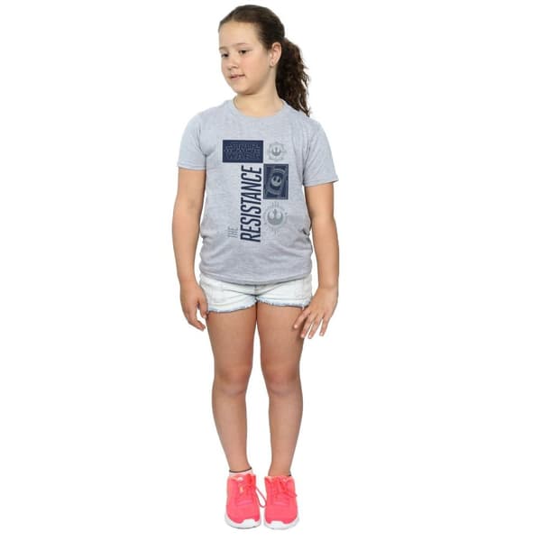 Star Wars Girls The Last Jedi The Resistance Cotton T-Shirt