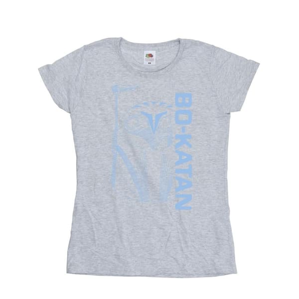 Star Wars Womens/Ladies The Mandalorian Bo Katan Helm Cotton T-Shirt