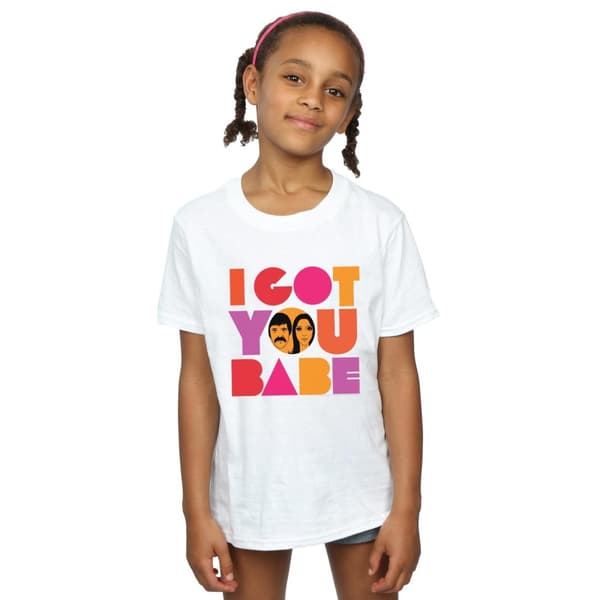 Sonny & Cher Girls I Got You Cotton T-Shirt