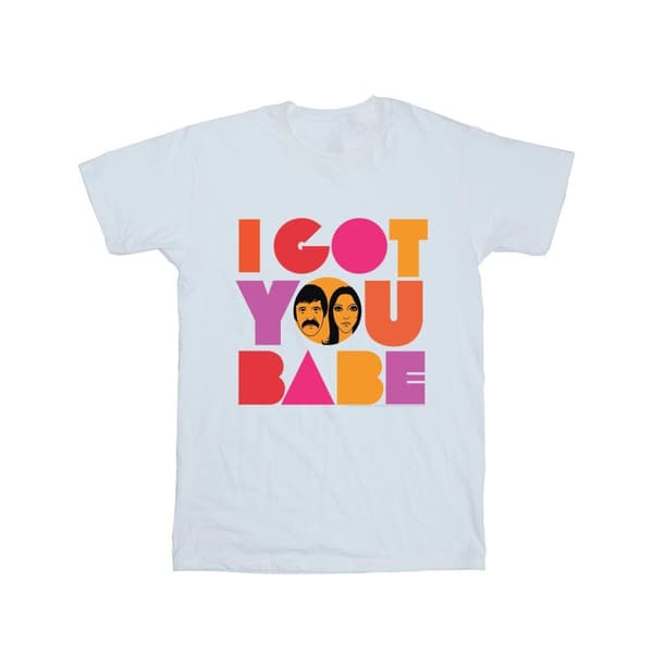 Sonny & Cher Girls I Got You Cotton T-Shirt