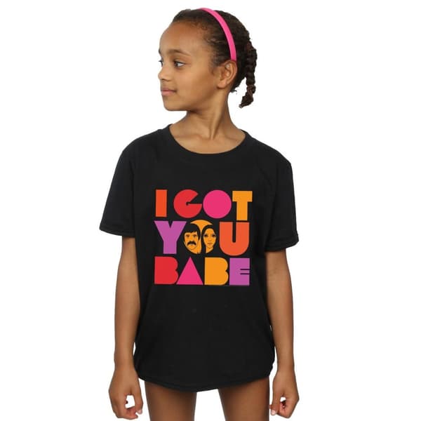 Sonny & Cher Girls I Got You Cotton T-Shirt