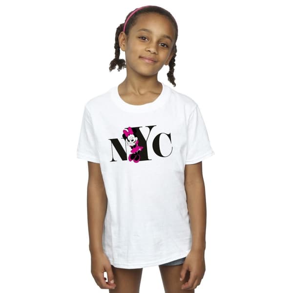 Disney Minnie Mouse NYC T-shirt i bomull för flickor