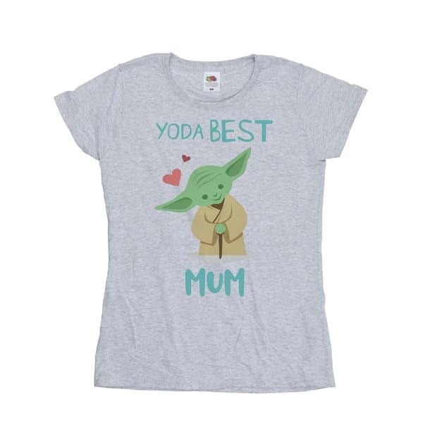 Star Wars Dam/Tjej Yoda - Bästa mamman - T-shirt i bomull