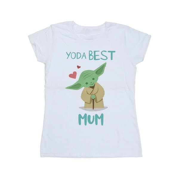 Star Wars Dam/Tjej Yoda - Bästa mamman - T-shirt i bomull