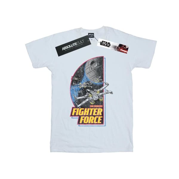 Star Wars Mens Fighter Force T-Shirt White L