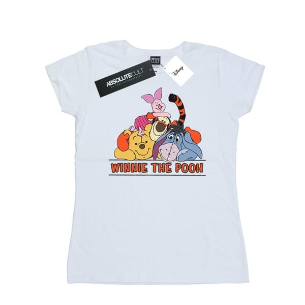 Disney Dam/kvinnor Winnie The Pooh Group - T-shirt i bomull