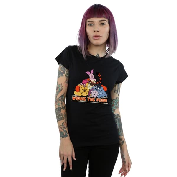 Disney Dam/kvinnor Winnie The Pooh Group - T-shirt i bomull