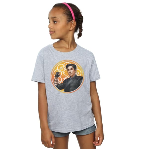 Marvel Shang-Chi och legenden om de tio ringarna - Pose med tio ringar - bomulls-T-shirt för flickor