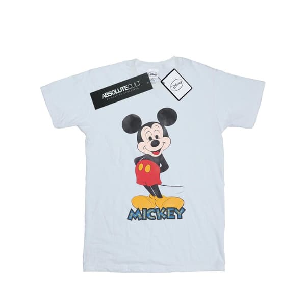 Disney Girls Mickey Mouse Retro Pose Cotton T-Shirt