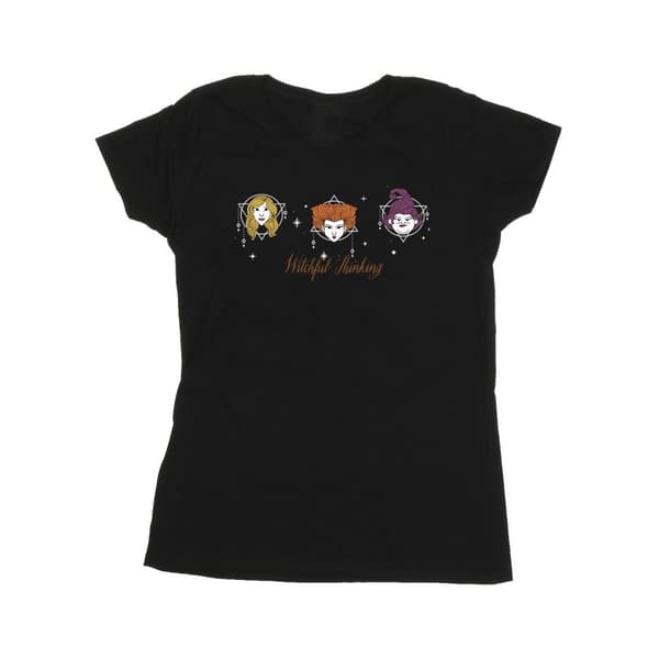 Disney Hocus Pocus Witchful Thinking - bomulls-T-shirt för kvinnor/damer