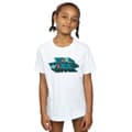 Miniatyrbild 2 av 3: Star Wars Edgy t-shirt med blocklogga i bomull för flickor