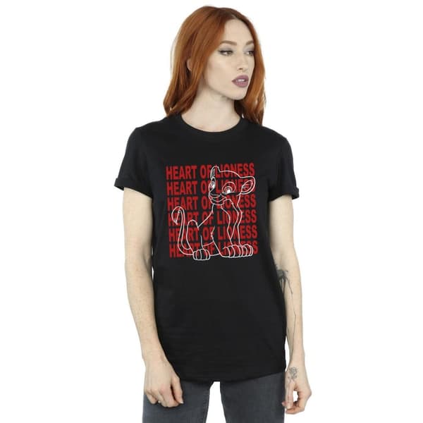 Disney Womens/Ladies The Lion King Heart Of A Lioness Cotton Boyfriend T-Shirt