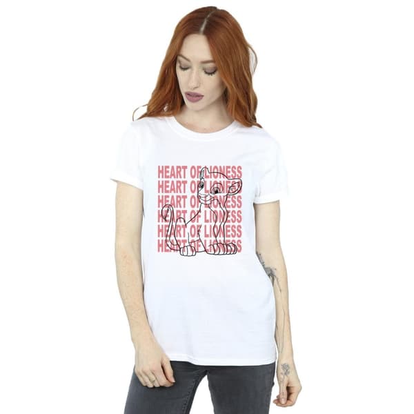 Disney Womens/Ladies The Lion King Heart Of A Lioness Cotton Boyfriend T-Shirt
