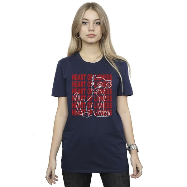Disney Womens/Ladies The Lion King Heart Of A Lioness Cotton Boyfriend T-Shirt