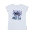 Miniatyrbillede 1 af 3: Disney Womens/Ladies Lilo And Stitch Ohana Circle Cotton T-Shirt