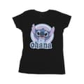 Miniatyrbillede 1 af 3: Disney Womens/Ladies Lilo And Stitch Ohana Circle Cotton T-Shirt