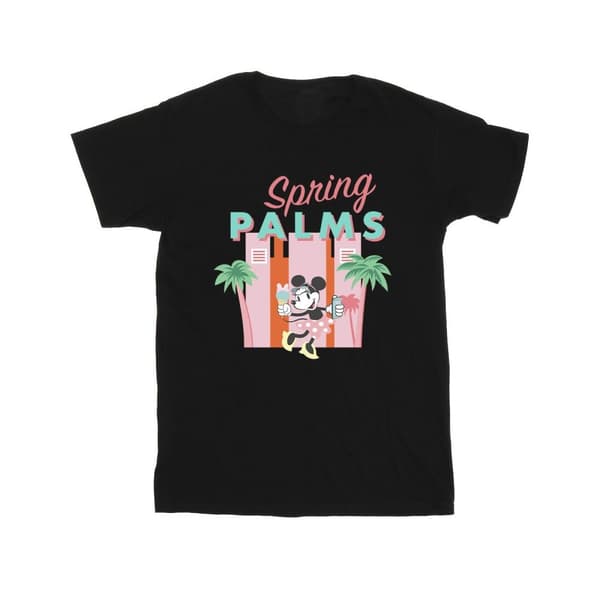 Disney Minnie Mouse Spring Palms - T-shirt i bomull för flickor