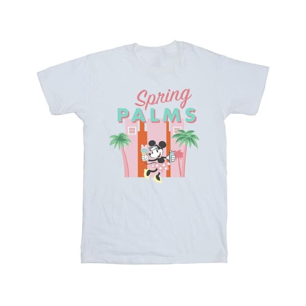 Disney Minnie Mouse Spring Palms - T-shirt i bomull för flickor