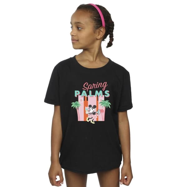 Disney Minnie Mouse Spring Palms - T-shirt i bomull för flickor