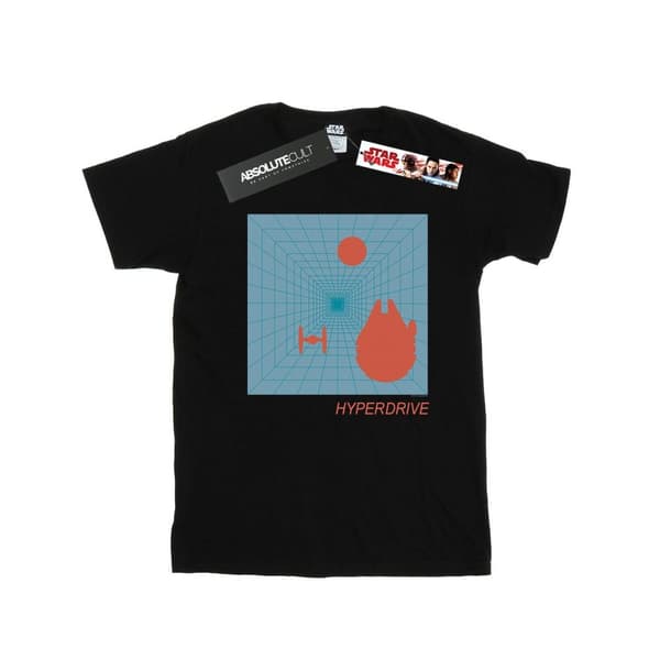 Star Wars Den sista Jedi-riddaren Hyperdrive T-shirt i bomull för flickor