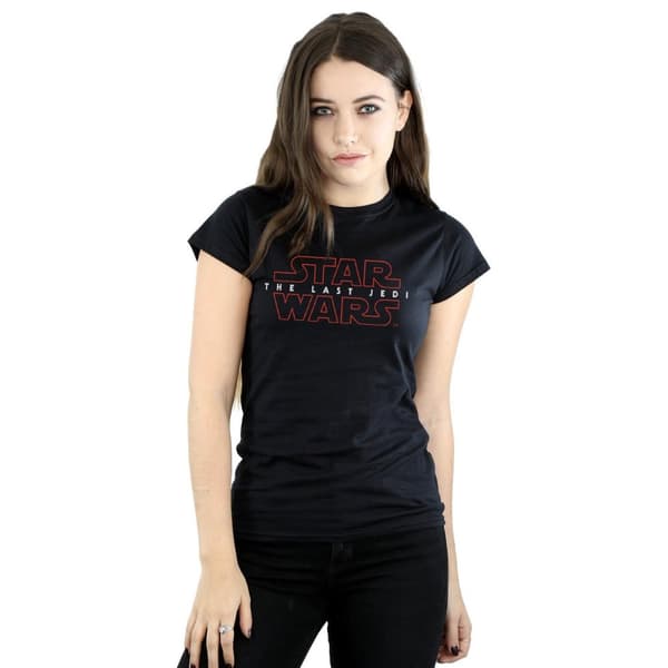 Star Wars Womens/Ladies The Last Jedi Logo Cotton T-Shirt